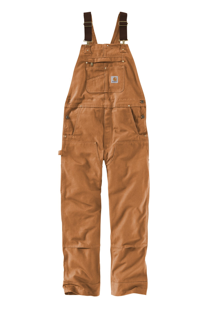 Carhartt Men's Duck Unlined Bib Overalls CT102776 Carhartt