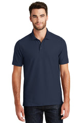 New Era Men's Venue Home Plate Polo. NEA300 New Era