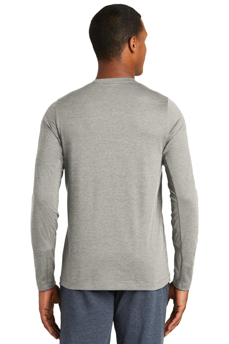 New Era Men's Series Performance Long Sleeve Crew Tee. NEA201 New Era