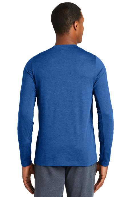 New Era Men's Series Performance Long Sleeve Crew Tee. NEA201 New Era