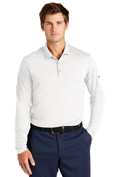 Nike Men's Dri-FIT Micro Pique 2.0 Long Sleeve Polo. NKDC2104 Nike