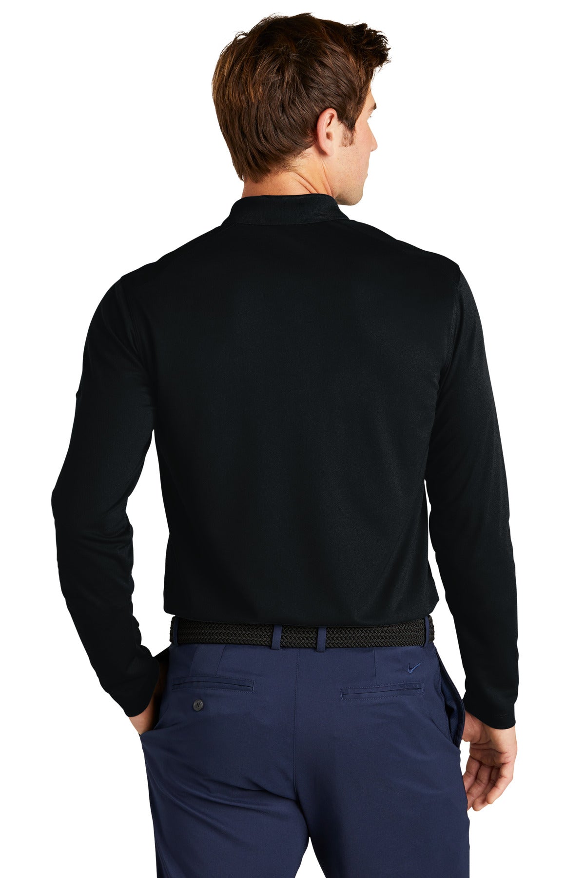 Nike Men's Dri-FIT Micro Pique 2.0 Long Sleeve Polo. NKDC2104 Nike