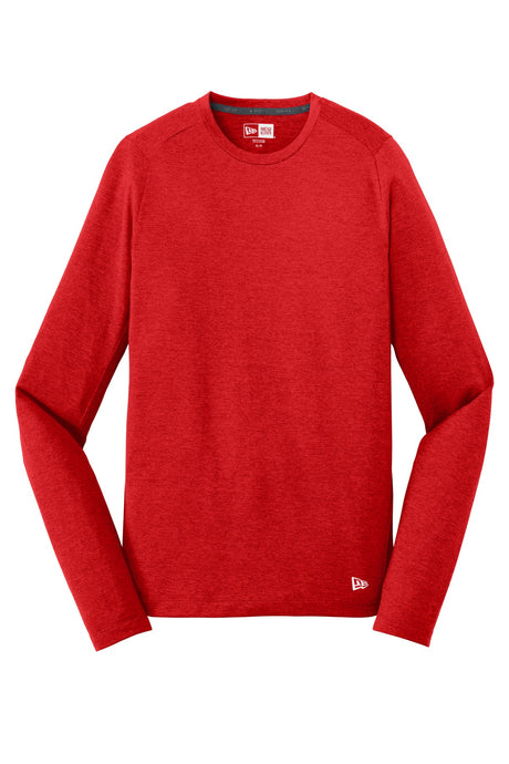 New Era Men's Series Performance Long Sleeve Crew Tee. NEA201 New Era