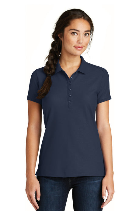 New Era Women's Venue Home Plate Polo. LNEA300 New Era
