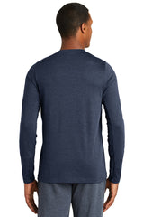 New Era Men's Series Performance Long Sleeve Crew Tee. NEA201 New Era