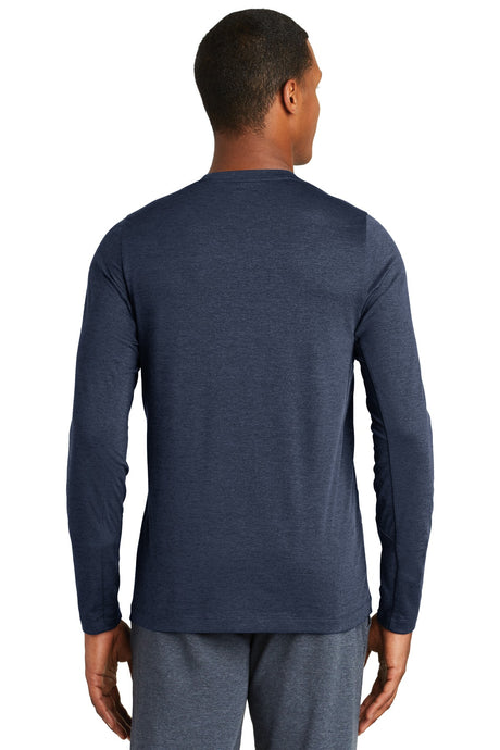 New Era Men's Series Performance Long Sleeve Crew Tee. NEA201 New Era