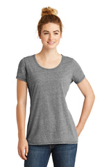 New Era Women's Tri-Blend Performance Scoop Tee. LNEA130 New Era