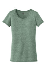 New Era Women's Tri-Blend Performance Scoop Tee. LNEA130 New Era