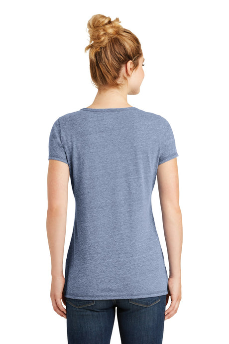 New Era Women's Tri-Blend Performance Scoop Tee. LNEA130 New Era
