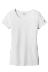 New Era Women's Tri-Blend Performance Scoop Tee. LNEA130 New Era