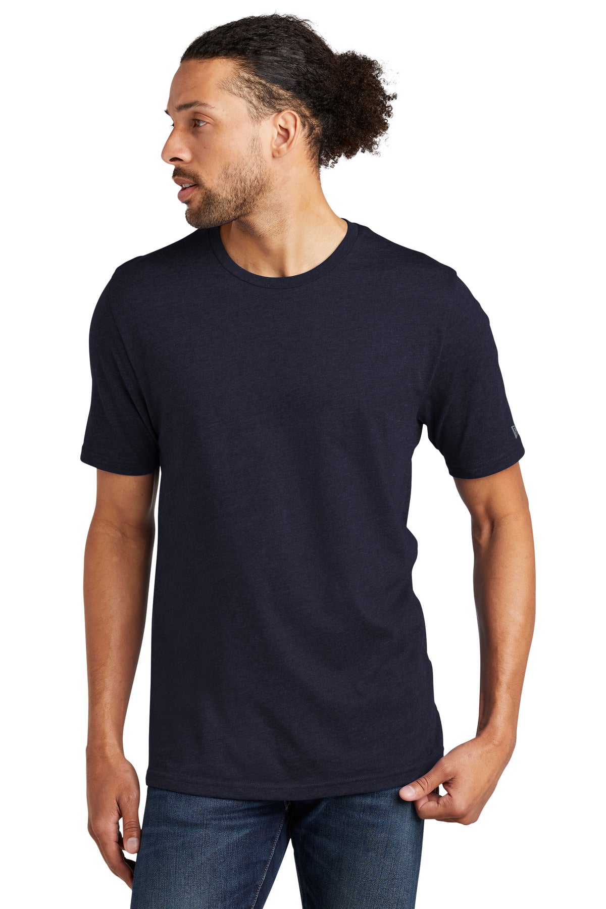 New Era Men's Tri-Blend Tee. NEA135 New Era