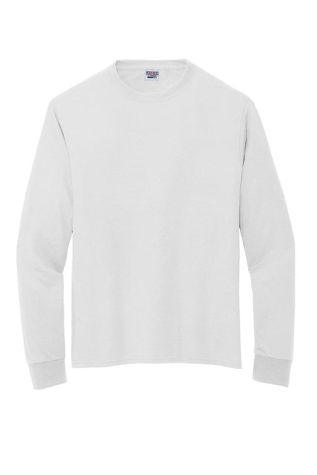 JERZEES Men's Dri-Power 100% Polyester Long Sleeve T-Shirt 21LS JERZEES