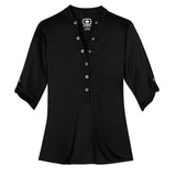 OGIO Women's Crush Henley. LOG111 OGIO