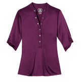 OGIO Women's Crush Henley. LOG111 OGIO