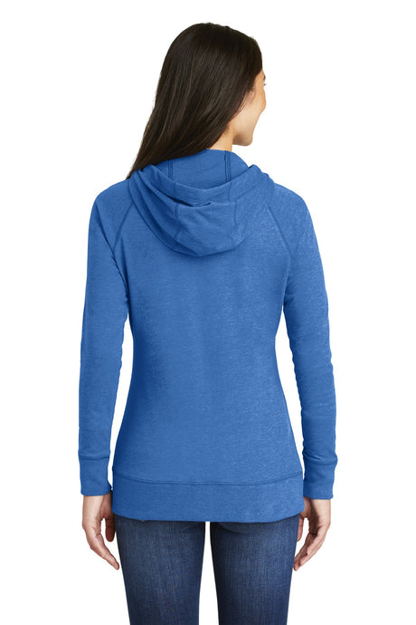 New Era Women's Sueded Cotton Blend Full-Zip Hoodie. LNEA122 New Era