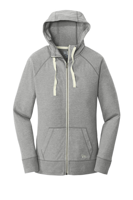 New Era Women's Sueded Cotton Blend Full-Zip Hoodie. LNEA122 New Era