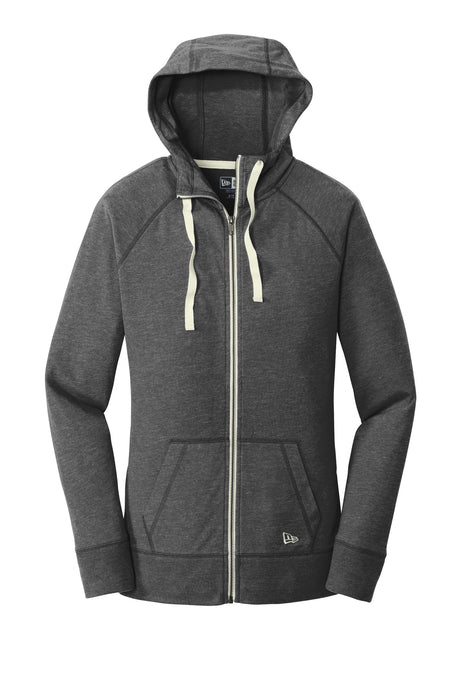 New Era Women's Sueded Cotton Blend Full-Zip Hoodie. LNEA122 New Era