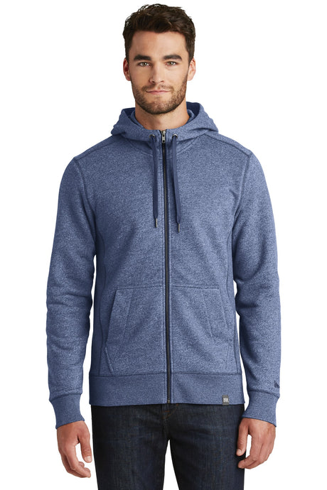 New Era Men's French Terry Full-Zip Hoodie. NEA502 New Era
