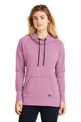 New Era Women's Tri-Blend Fleece Pullover Hoodie. LNEA510 New Era