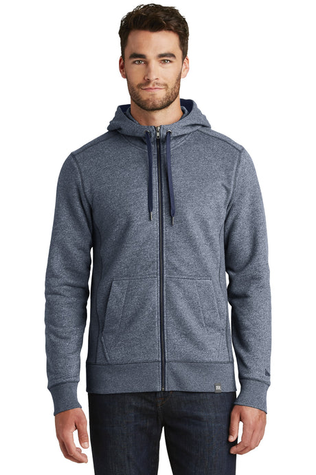 New Era Men's French Terry Full-Zip Hoodie. NEA502 New Era