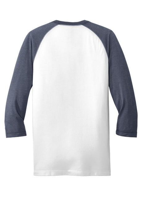 New Era Men's Sueded Cotton Blend 3/4-Sleeve Baseball Raglan Tee. NEA121 New Era