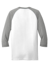 New Era Men's Sueded Cotton Blend 3/4-Sleeve Baseball Raglan Tee. NEA121 New Era