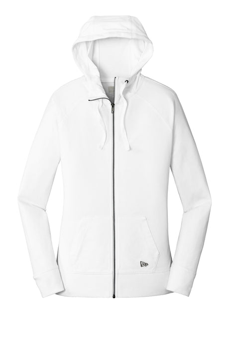 New Era Women's Sueded Cotton Blend Full-Zip Hoodie. LNEA122 New Era