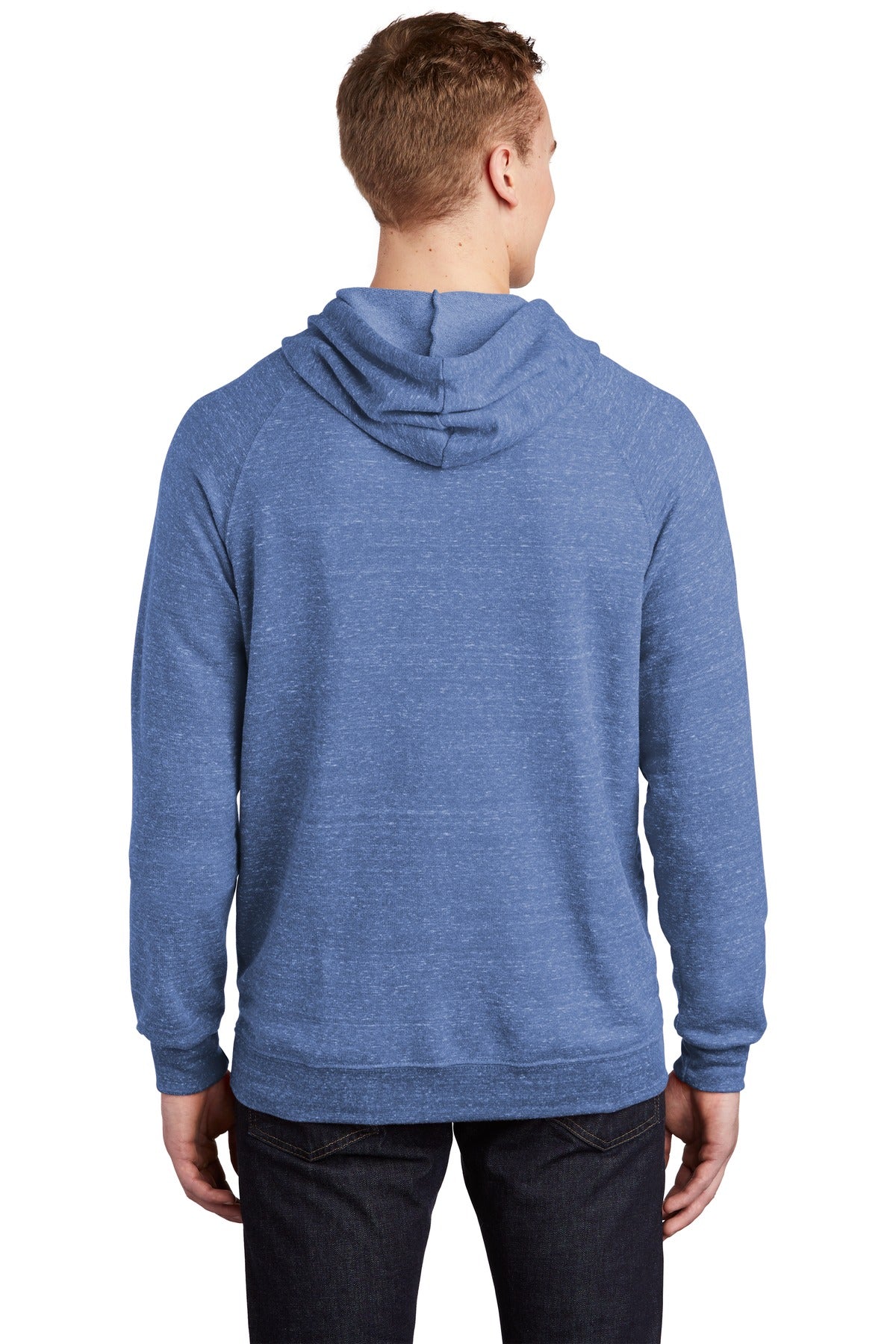 JERZEES Men's Snow Heather French Terry Raglan Hoodie 90M JERZEES