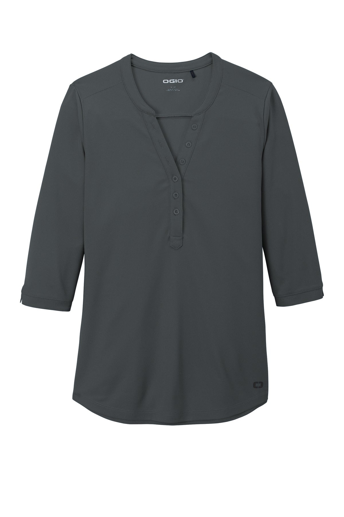 OGIO Women's Jewel Henley. LOG104 OGIO