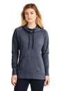 New Era Women's Tri-Blend Fleece Pullover Hoodie. LNEA510 New Era