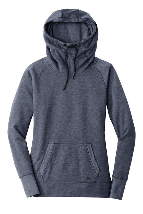 New Era Women's Tri-Blend Fleece Pullover Hoodie. LNEA510 New Era