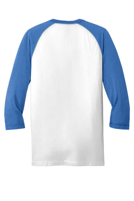New Era Men's Sueded Cotton Blend 3/4-Sleeve Baseball Raglan Tee. NEA121 New Era