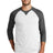 New Era Men's Sueded Cotton Blend 3/4-Sleeve Baseball Raglan Tee. NEA121 New Era