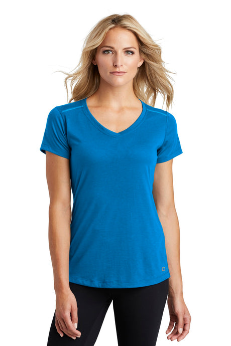 OGIO ENDURANCE Women's Peak V-Neck Tee. LOE337 OGIO