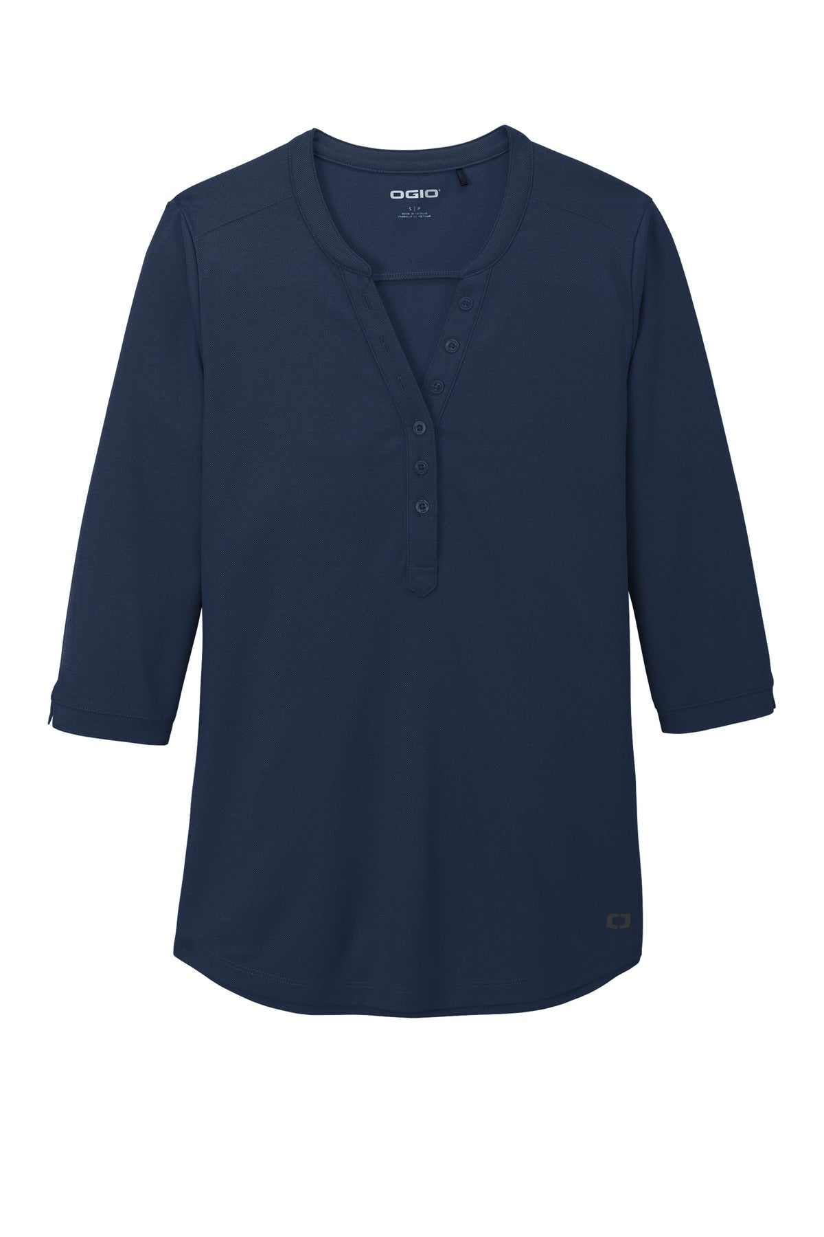 OGIO Women's Jewel Henley. LOG104 OGIO