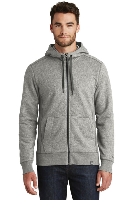 New Era Men's French Terry Full-Zip Hoodie. NEA502 New Era