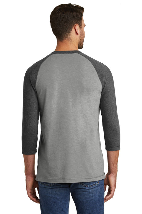 New Era Men's Sueded Cotton Blend 3/4-Sleeve Baseball Raglan Tee. NEA121 New Era