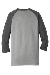 New Era Men's Sueded Cotton Blend 3/4-Sleeve Baseball Raglan Tee. NEA121 New Era