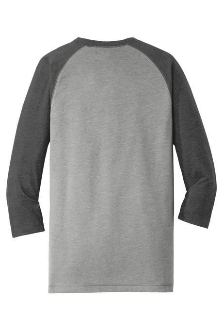 New Era Men's Sueded Cotton Blend 3/4-Sleeve Baseball Raglan Tee. NEA121 New Era