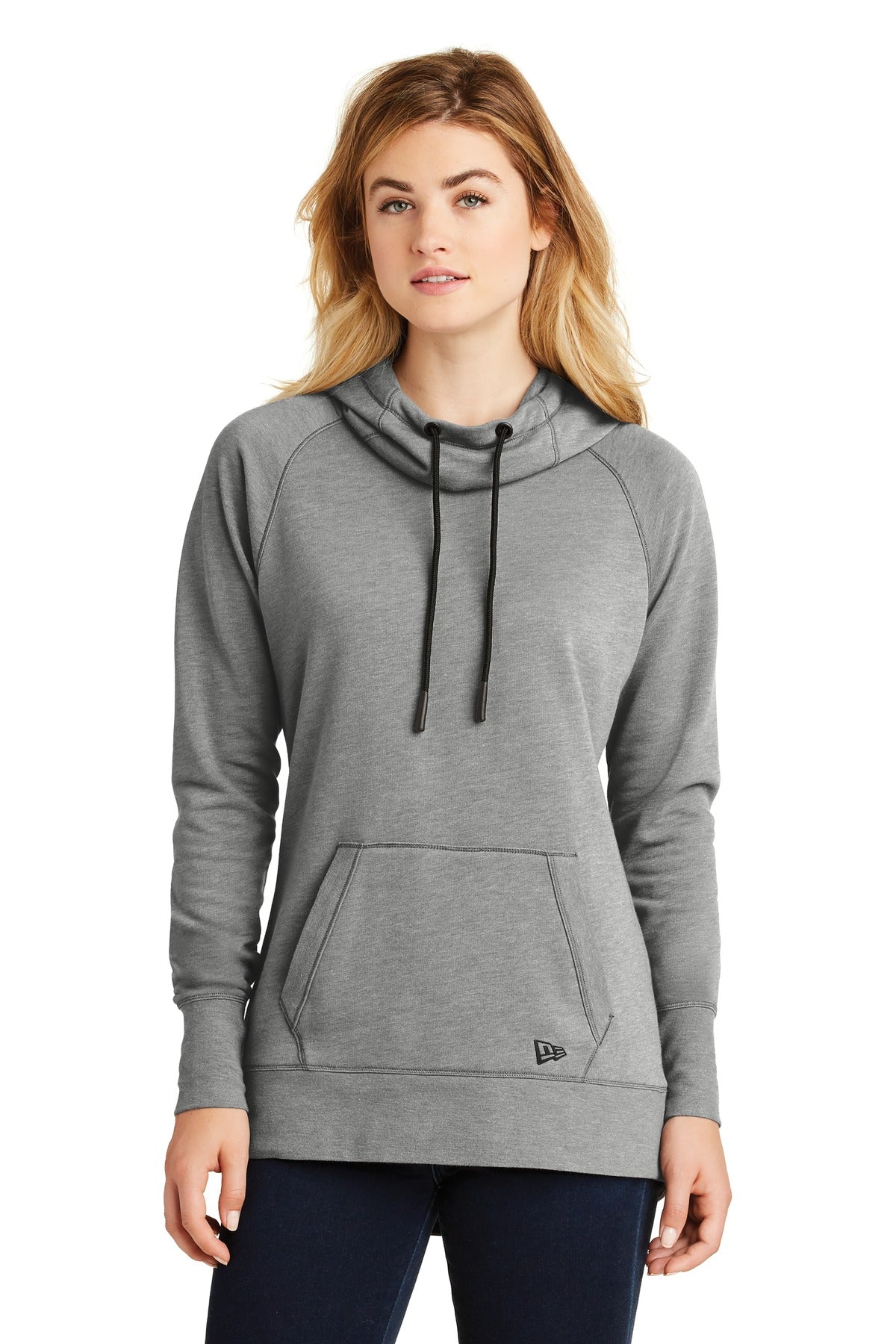 New Era Women's Tri-Blend Fleece Pullover Hoodie. LNEA510 New Era