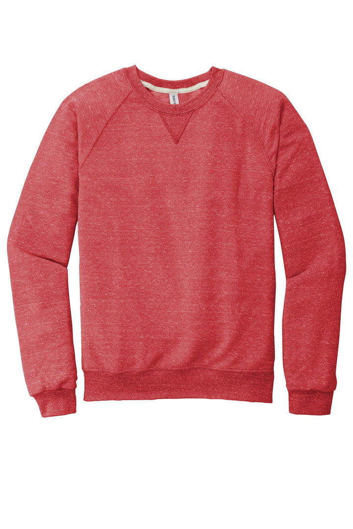 JERZEES Men's Snow Heather French Terry Raglan Crew Sweatshirt 91M JERZEES