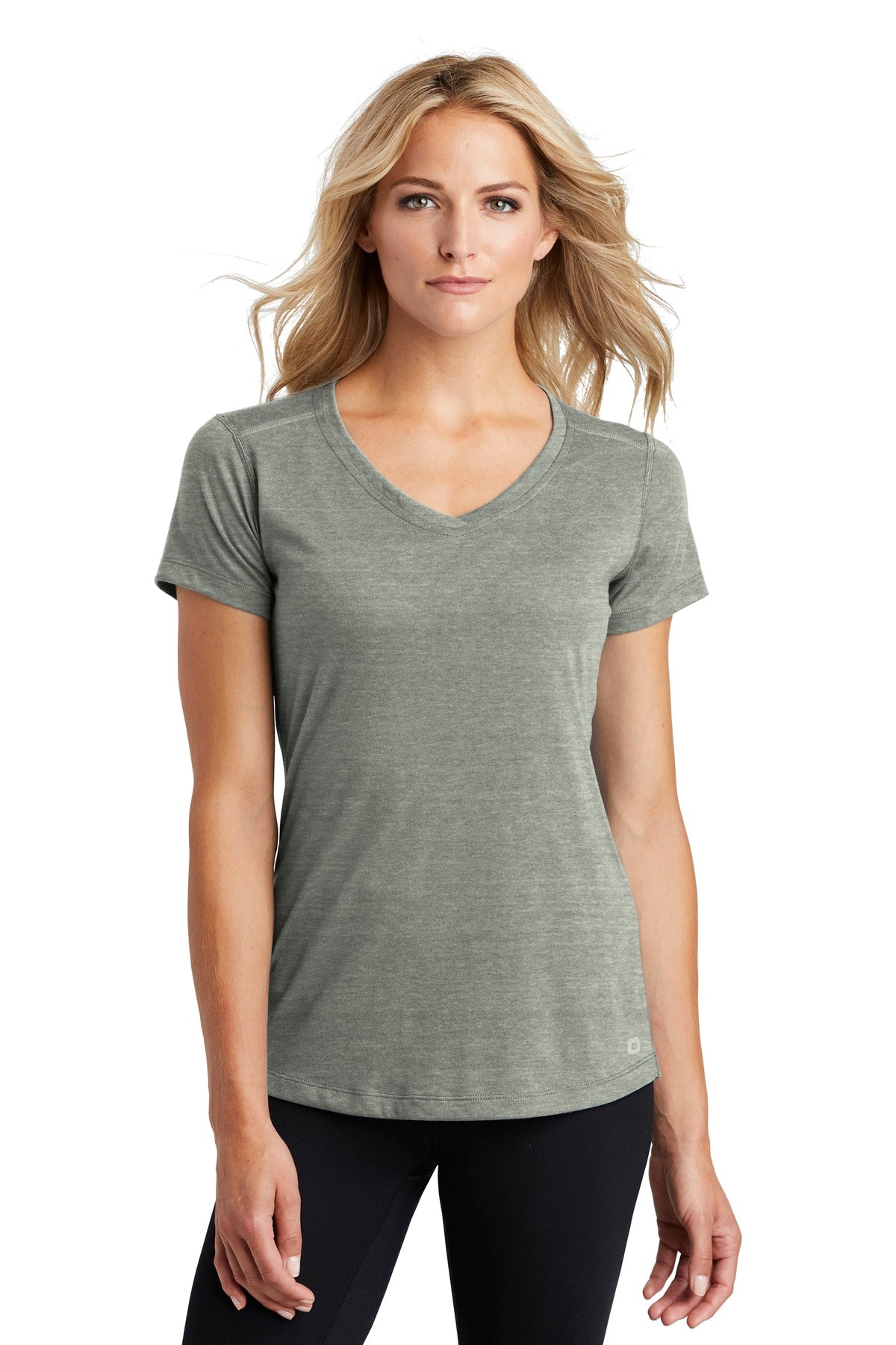 OGIO ENDURANCE Women's Peak V-Neck Tee. LOE337 OGIO