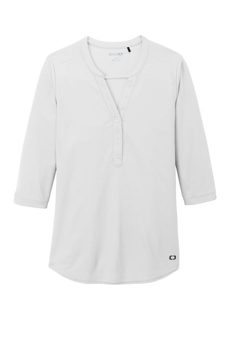 OGIO Women's Jewel Henley. LOG104 OGIO