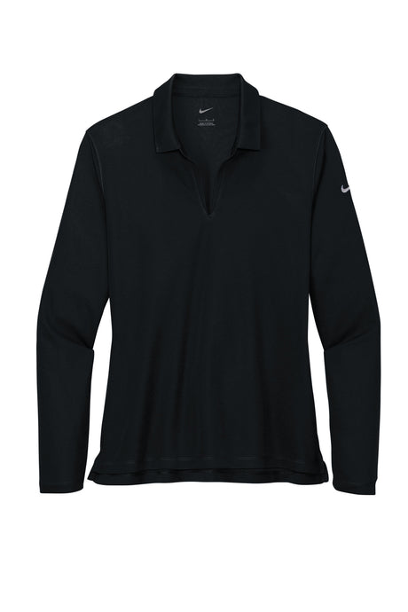 Nike Women's Dri-FIT Micro Pique 2.0 Long Sleeve Polo. NKDC2105 Nike