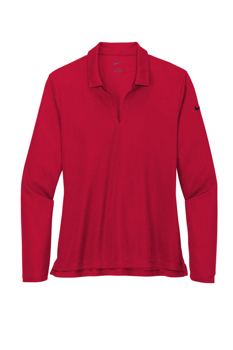 Nike Women's Dri-FIT Micro Pique 2.0 Long Sleeve Polo. NKDC2105 Nike