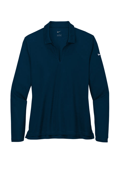 Nike Women's Dri-FIT Micro Pique 2.0 Long Sleeve Polo. NKDC2105 Nike