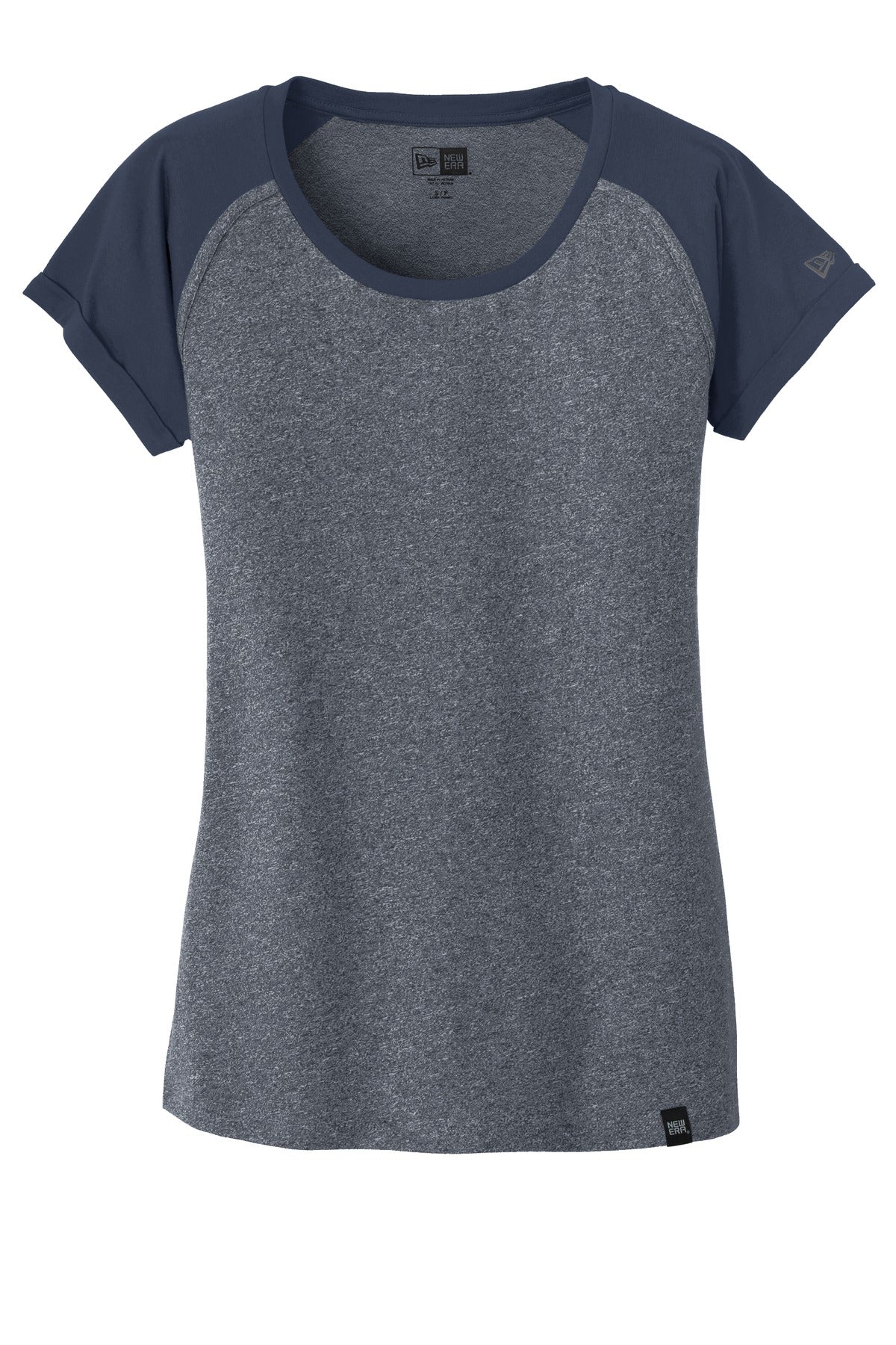 New Era Women's Heritage Blend Varsity Tee. LNEA107 New Era