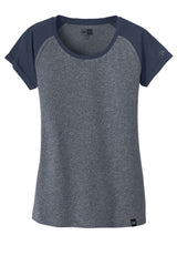 New Era Women's Heritage Blend Varsity Tee. LNEA107 New Era