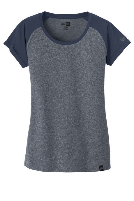 New Era Women's Heritage Blend Varsity Tee. LNEA107 New Era