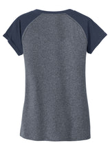 New Era Women's Heritage Blend Varsity Tee. LNEA107 New Era
